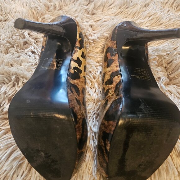 Leapord open toes heels - Picture 4 of 6